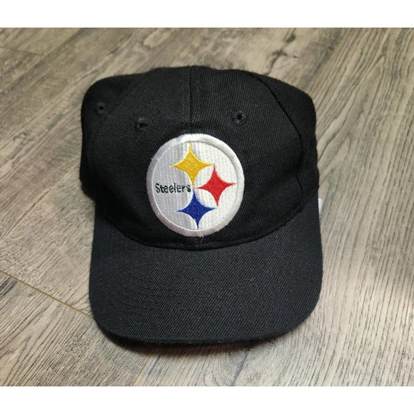 New Vintage 90s Pittsburgh Steelers Twins Wool NFL Snapback Hat Cap - Picture 1 of 6
